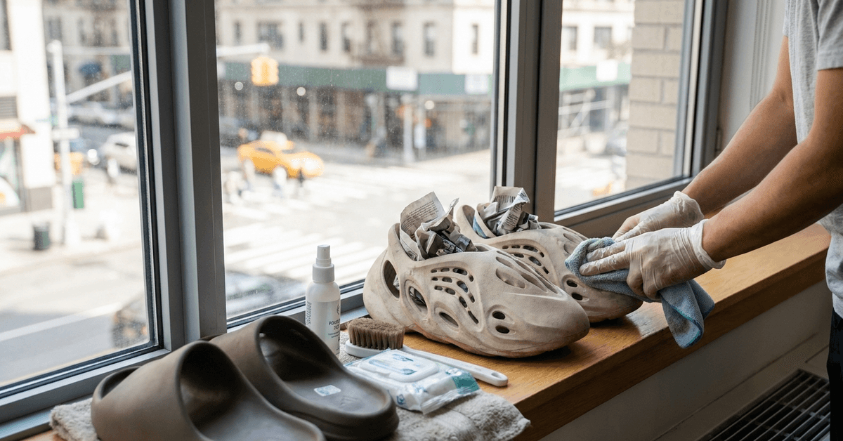 How to Clean Foam Runners and Slide Sandals Quickly