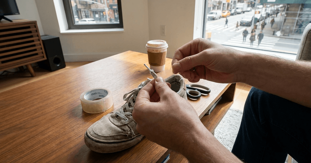 How to Fix a Fraying Shoelace Tip at Home