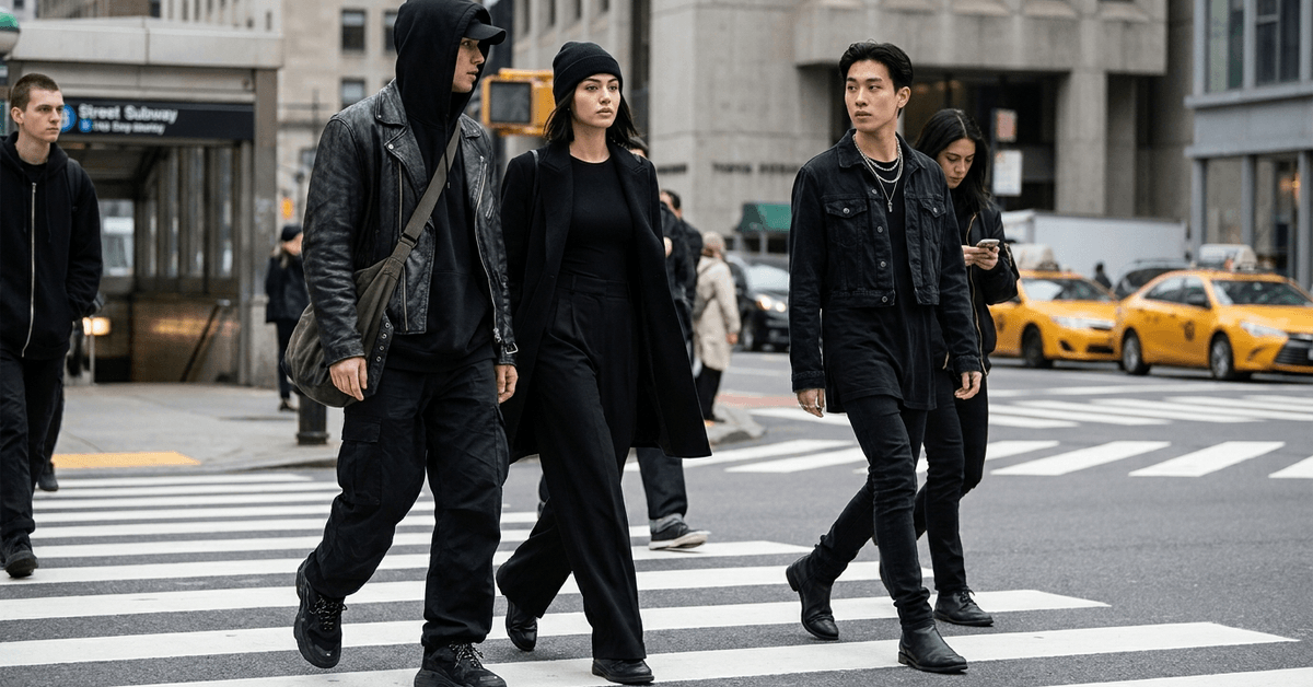 How to Master the All-Black Streetwear Outfit Without Looking Boring