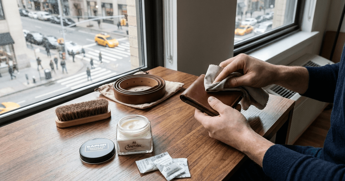 How to Take Care of Premium Leather Belts and Wallets