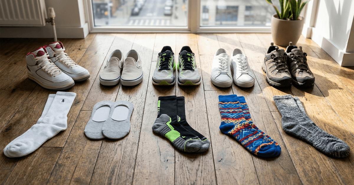 5 Types of Socks Every Sneaker Enthusiast Should Own